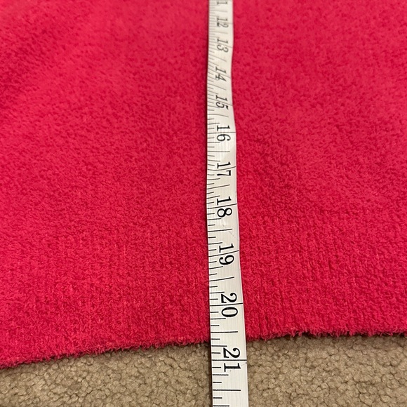 Chic Heart Cutout Sweater in Bold Pink - Picture 6 of 8